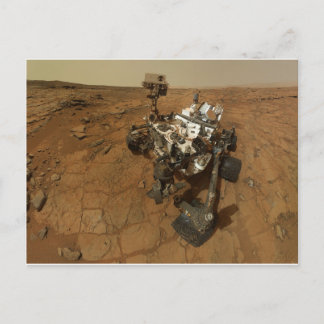 Mars Curiosity Self Portret Briefkaart