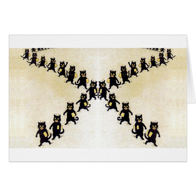 Mars des chats noirs, Louis Wain (Devant horizontal)