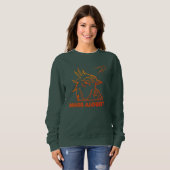 Mars Donkergroene sweatshirt (Voorkant volledig)