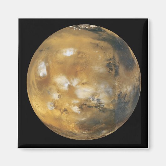 Mars! Een mooi afbeelding uit de ruimte. NASA Magneet (Voorkant)