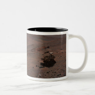 Mars Exploratie Rover Spirit Tweekleurige Koffiemok