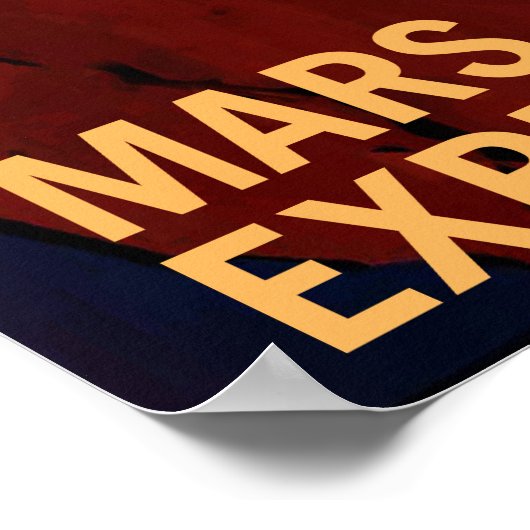 Mars Explorers Recherché - Affiche de recrutement (Coin)