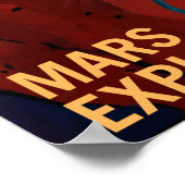 MARS EXPLORERS WILDEN NASA-wervingspropaganda Poster (Hoek)