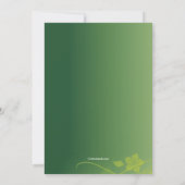 Mars fleurit invitation de Fête de la mariée (Dos)