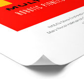 Mars Historisch Sites Space Travel Poster (Hoek)