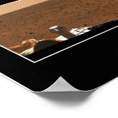 Mars in volledig Uitzicht Poster (Hoek)