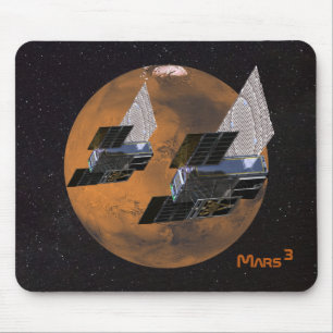 Mars ingesneden door MarCO CubeSats Muismat