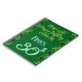 Mars Irlandais Anniversaire Voeux Livre d'invités (Côté gauche)