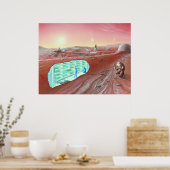Mars-koloniePoster Poster (Keuken)