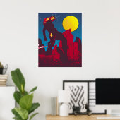 Mars la planète rouge Poster (Bureau à domicile)