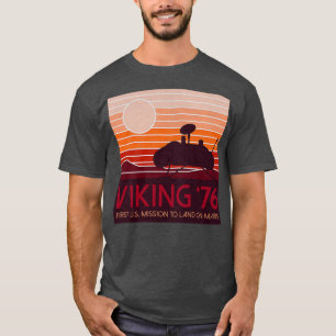 Mars landende jul. 20 1976 Viking lander planeet e T-shirt