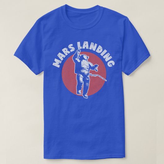 Mars landingsruimte t-shirt (Design voorkant)