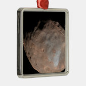 Mars maan Phobos 2 Metalen Ornament (Rechts)