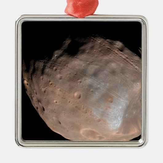 Mars maan Phobos 2 Metalen Ornament (Voorkant)