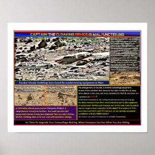 Mars Machines gemaskeerd Poster