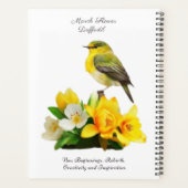 Mars Mois de naissance Fleur vibrante Cadeau d'ann (Dos)