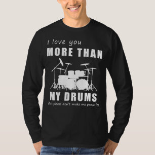 Mars naar de Beat of Love - I Love You More Than D T-shirt