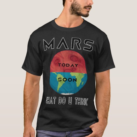 Mars nieuwe thuis t-shirt (Voorkant)