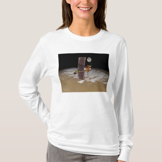 Mars Odyssey ruimtevaartuig T-shirt (Voorkant)