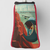 Mars Olympus Mons Hoogste vulkaan zonnestelsel Golfheadcover (Draai 90)