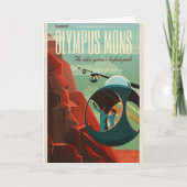 Mars Olympus Mons Hoogste vulkaan zonnestelsel Kaart (Voorkant)