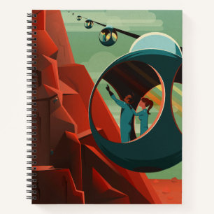 Mars Olympus Mons Hoogste vulkaan zonnestelsel Notitieboek