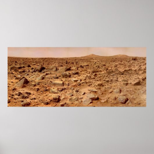 Mars-oppervlak Poster (Voorkant)