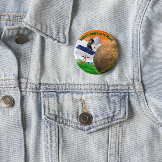 Mars Orbiter Mission: ISRO Ronde Button 5,7 Cm (In situ)