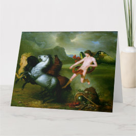 Mars Paarden Fijne Kunst Wenskaart Kaart