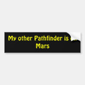Mars Pathfinder Bumpersticker (Voorkant)