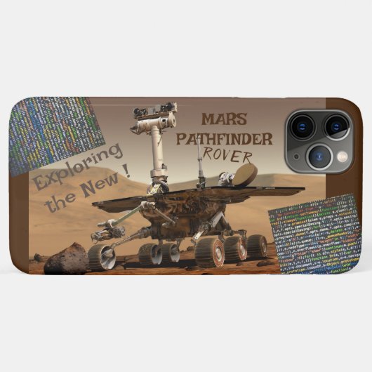 Mars Pathfinder Rover iPhone / coque ipad (Dos (Horizontal))