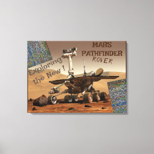 Mars Pathfinder Rover toile étirée Impression