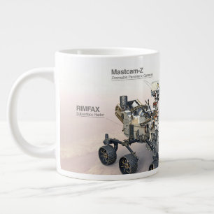Mars Perseverance Rover met instrumenten Extra Grote Beker