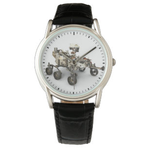 Mars Perseverance Rover op een witte achtergrond. Horloge
