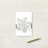 Mars Perseverance Rover op een witte achtergrond. Post-it® Notes (Op bureau)