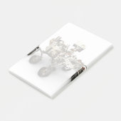 Mars Perseverance Rover op een witte achtergrond. Post-it® Notes (Schuin)