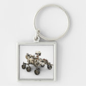 Mars Perseverance Rover op een witte achtergrond. Sleutelhanger (Voorkant)