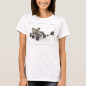 Mars Perseverance Rover op een witte achtergrond. T-shirt (Voorkant)
