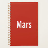 Mars Planner  (Voorkant)