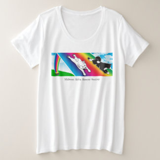 MARS Plus Size Lucky T-shirt, alleen front brand Grote Maat T-shirt