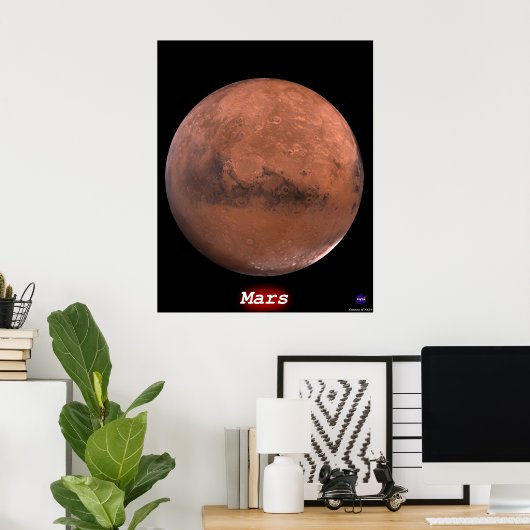Mars Poster (Thuiskantoor)
