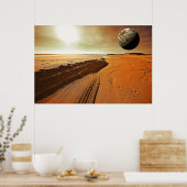 Mars-Poster Poster (Keuken)