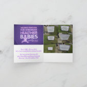 Mars pour le carte de remerciements 2012 de bébés (Intérieur)