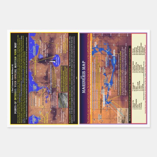 Mars-punten Inpakpapier Vel (Voorkant)