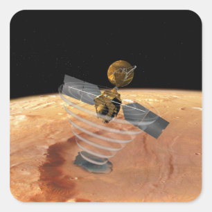 Mars Reconnaissance Orbiter Vierkante Sticker