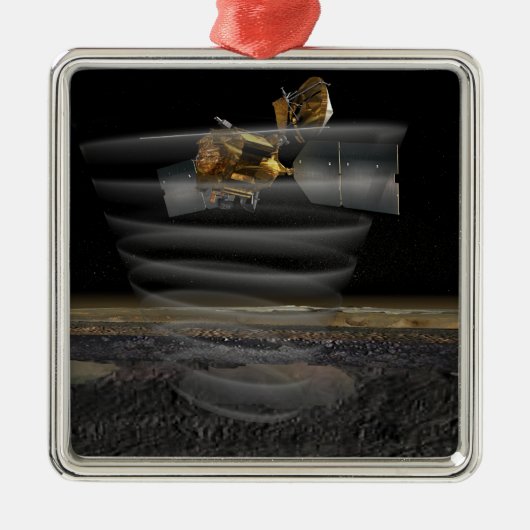 Mars Reconnaissance Orbiter's Radar op Work Metalen Ornament (Voorkant)