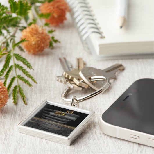 Mars Reconnaissance Orbiter's Radar op Work Sleutelhanger (Zijkant)