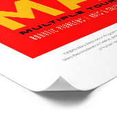 Mars, reisposter poster (Hoek)