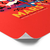 Mars reisposter, toerist, planet, astronomie poster (Hoek)