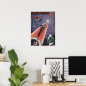 Mars reist Sovjet Poster (Thuiskantoor)